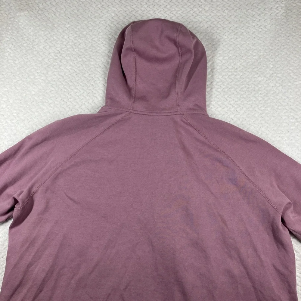 Nike Tech Fleece Zip Up Hoodie Cape Sweatshirt‎ Women's XL Lilac Swoosh Athletic